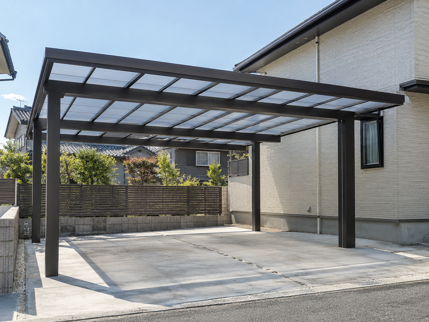 土木、コンクリート、外構工事 カーポート